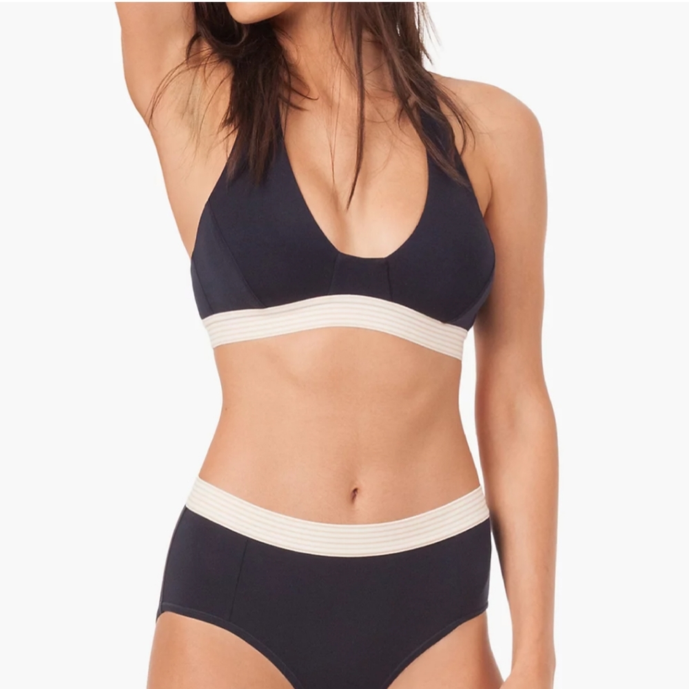 Lively All Day T Back Bralette, navy, XS